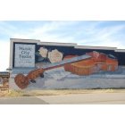 Linden: Linden, TX. proud beautiful painted huge wall downtown