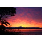 Oak Harbor: : Awesome red sunrise in Oak Harbor