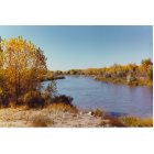 Scottsbluff: : The North Platte River in autumn