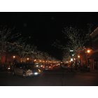 Atlantic: Lighting up Mainstreet in downtown Atlantic, IA at Christmas