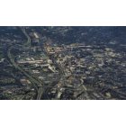 Durham: : Durham, NC from the air in faux miniaturized tilt-shift