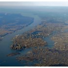 Manhattan: : Manhattan from the air, shortly after takeoff from La Guardia