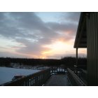 Alakanuk: Winter Solstice Sunrise off the school deck