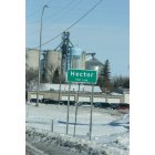 Hector: Westbound City Limit Sign off Hwy 212