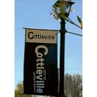 Cottleville: Cottleville Steet Banner on a sunny day in the Historic District