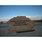 Palm Desert: Signage for California State University San Bernardino - Palm Desert Campus