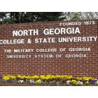 Dahlonega: Enterence to North Georgia University & College