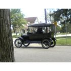 Romeo: Old Car in Romeo near the Dairy Queen