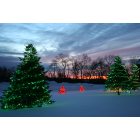 Dellona: Sunset on Christmas Mountain, Dellona, Wisconsin