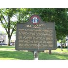 Zebulon: Pike County Historic Marker - Pike County Courthouse - Zebulon, GA