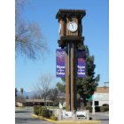 Coalinga: Clock Tower on 5th Street in Coalinga, CA