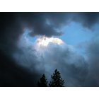Seeley Lake: Face in the clouds - Seeley Lake