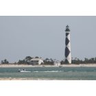 Harkers Island: Cape Lookout Lighthouse from Shackleford Banks