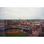 Toledo: : Mud Hens Baseball Park and surrounding Warehouse District.