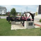Pell City: Steam engine by Court House