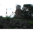 Churchville: Clock Tower in Churchville is dedicated in memory of September 11, 2001
