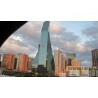 Dallas: : enjoying part of the skyline as well as the archtectural design of this building