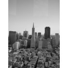 San Francisco: : Transamerica Building from the Coit Tower, San Francisco, CA