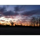Wooster: Sunset in Wooster Arkansas January 2011