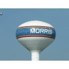 Morris: Local Water Tower, as seen from I-80