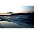 Winona: : The interstate bridge durring Winter in Winona, MN