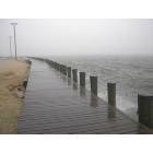 Bay Shore: : Taken from boardwalk at Bay Shore Marina at high tide in T-storm