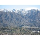 La Canada Flintridge: View of the San Gabriels with JPL in the lower right.