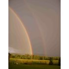 Gallatin Gateway: Double Rainbow over Gallatin Gateway, MT