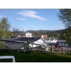 Littleton: View from LIttleton Motel... Downtown Littleton, New Hampshire