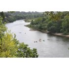 Fair Oaks: Kayaks on the American River - Taken from Fair Oaks bluffs
