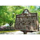 Denham Springs: sign about town