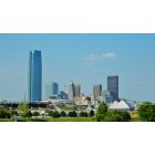 Oklahoma City: : Downtown Oklahoma City skyline, looking north.