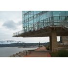 Dubuque: : New building on Missippi River