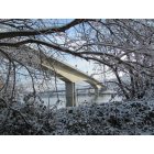 Lewiston: : Snake River Bridge after rare winter snow