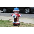 Findlay: Painting fire hydrants for Findlay's Bi-Centennial 1812-2012