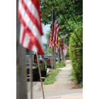 Madison: Memorial Day weekend in the town of Madison, Va Flags posted by the American Legion