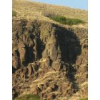 Wishram: : on one of the cliffs above wishram, Indian face in the rock