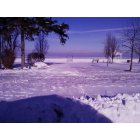 Willowick: Willowick City Park - View of Lake Erie in Winter