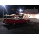 St. Helena: Iconic Car Parked Outside of Iconic Eatery in St.Helena