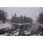 Conway: Saco River -From The Covered Bridge-Dec 17,2012