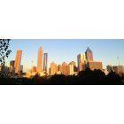 Atlanta: : Downtown Atlanta skyline on a beautiful morning, just after sunrise.