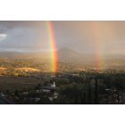 Jackson: : rainbow over St. Sava Church in Jackson California
