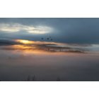 Jackson: : Fog over Butte Mountain in Jackson California