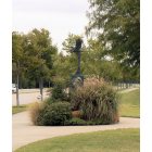 Keller: Bronze statue of flying heron on Bear Creek Parkway