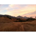 Claremont: Johnson's Pasture at sunset, Claremont, CA