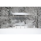 Winchester: Coombs covered bridge Feb 25th 2011 just after a fresh snow