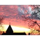 Missouri Valley: Sunset by St Pats Catholic Church