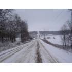 Montezuma: the country road,in winter time