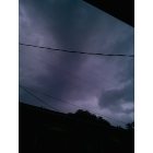 Cedartown: dark clouds, stormy day