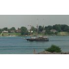 St. Clair: tall ship traveling up the st. clair river to bay city, mi